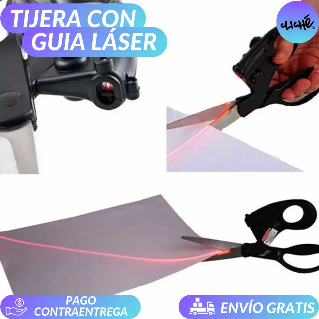 2x1 TIJERAS CON GUÍA LASER 🌟